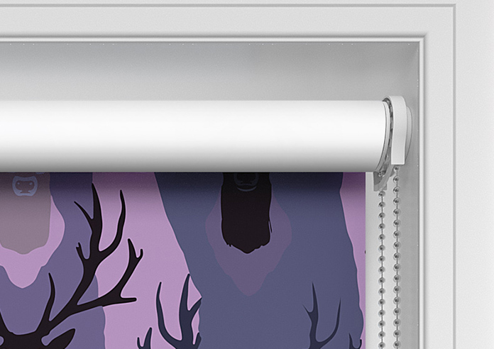 Bold Stags, Purple - Twist&Fit Roller Blind - Image 11